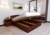 Кровать двуспальная с орт решеткой подъем с ног 180 200 см